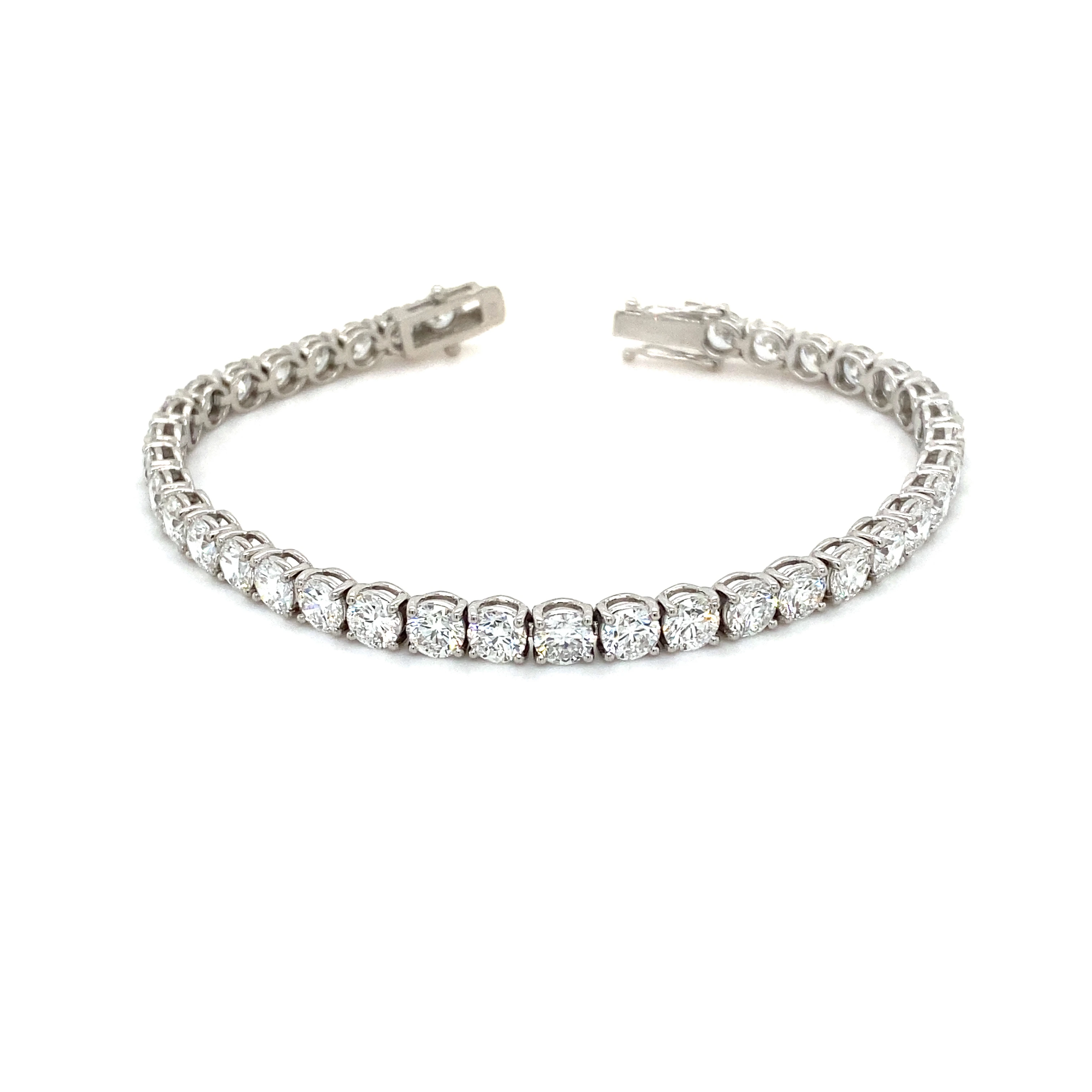 8.23 carat Lab Grown Diamond Tennis Bracelet